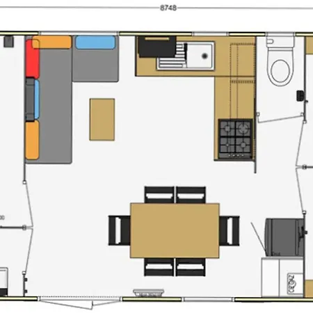 Mobil Confortable Avec Terrasse A - Api-1-52-1067 *